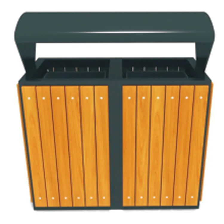 Factory supply discount price trash can 13 gallon recycling garbage bins bamboo bin in low