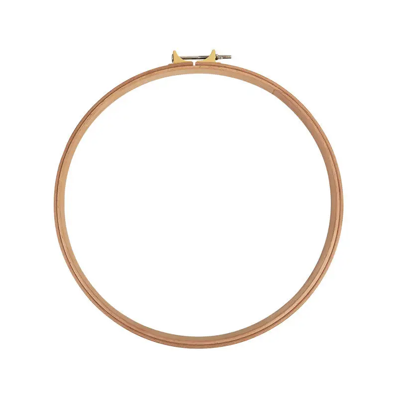 Bamboo Embroidery Hoop Frame Round Circle Cross Stitch Hoop DIY Art Craft Handy Sewing