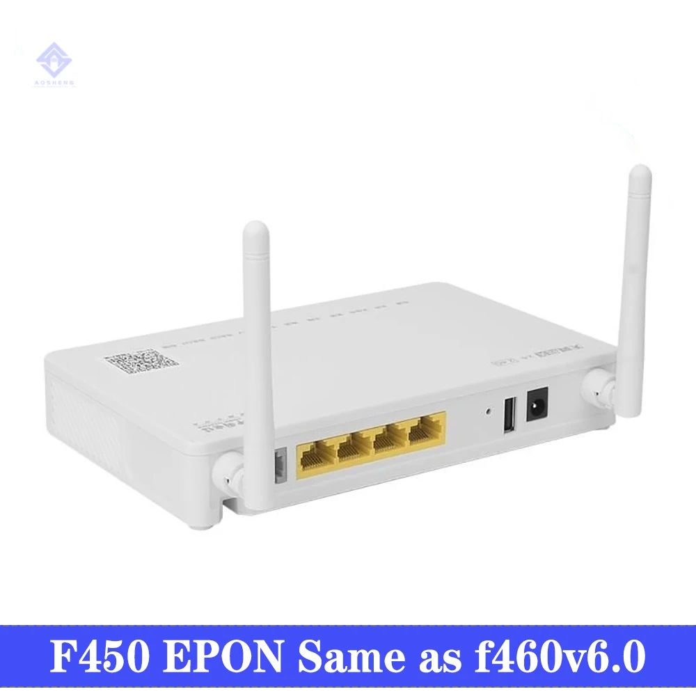 Ready Stock F450 EPON 1GE+3FE+WIFI Same as  F460 v6.0 Used F450 Ftth EPON Onu Modem For Home