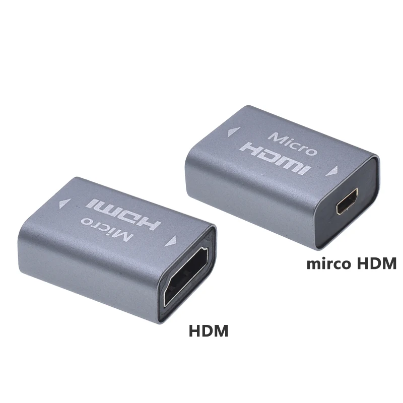 Mini DisplayPort to HDM Adapter,Mini Mirco HDM to Video Converter Adapter 4k@60Hz HD Adapter For Laptop Computer Projector