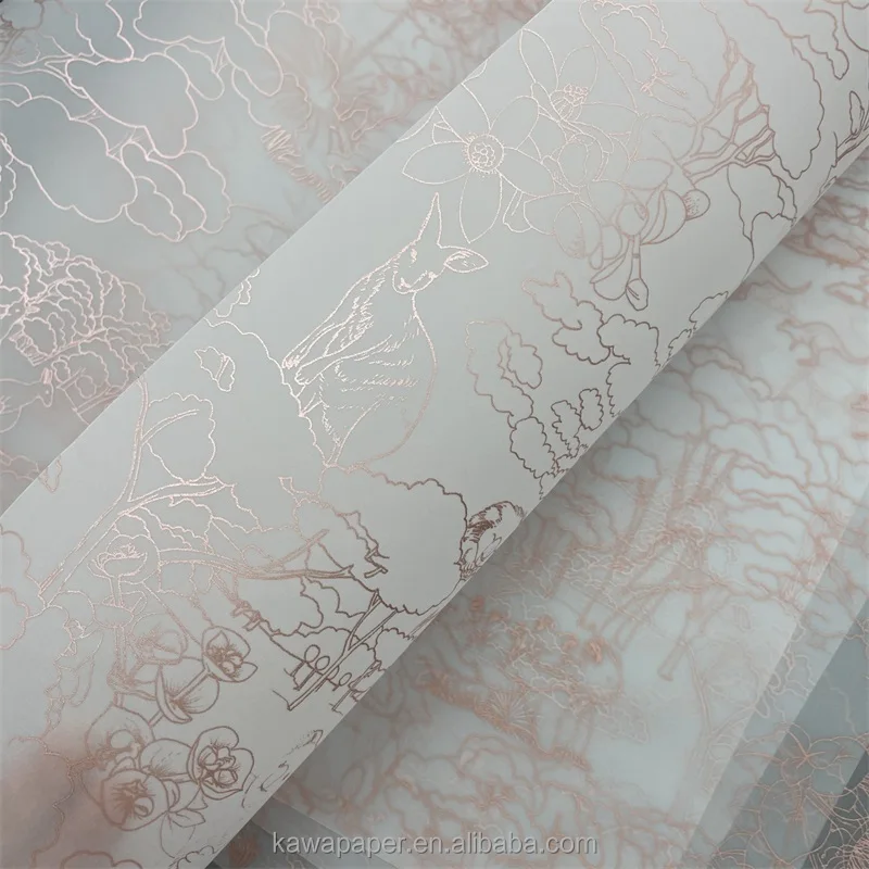 Food Grade Natural Color Silicone Oil Proof Parchment Paper roll For Oven Baking Barbecue Paper