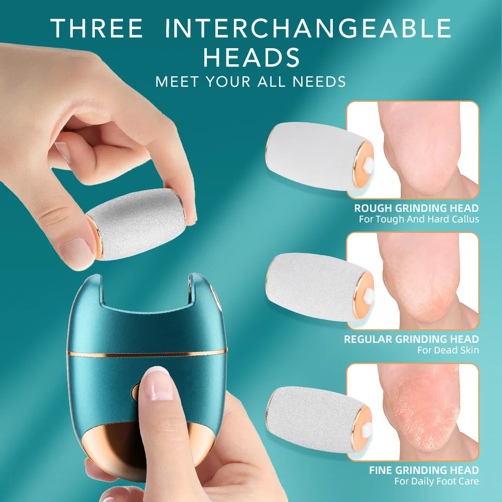 PRITECH Foot Care Pedicure Electric hard skin removal Portable Foot File Two speeds Mini foot grinder