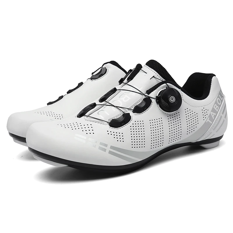 Waterproof Heat Moldable Cycling Shoes For Cycling Laced Cycling Shoes