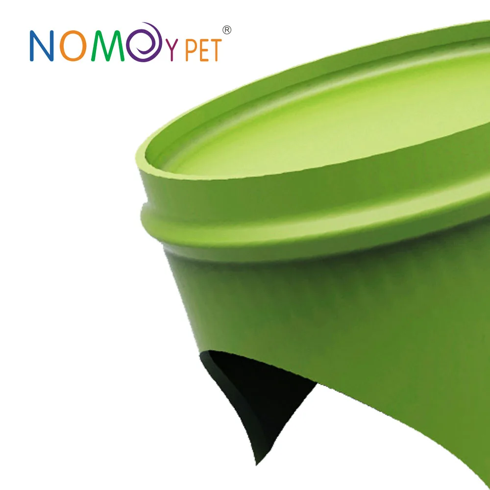 NOMOYPET Wholesale Plastic Green Bamboo Reptile Hide Cave Shelter for Snake Chameleon Lizard