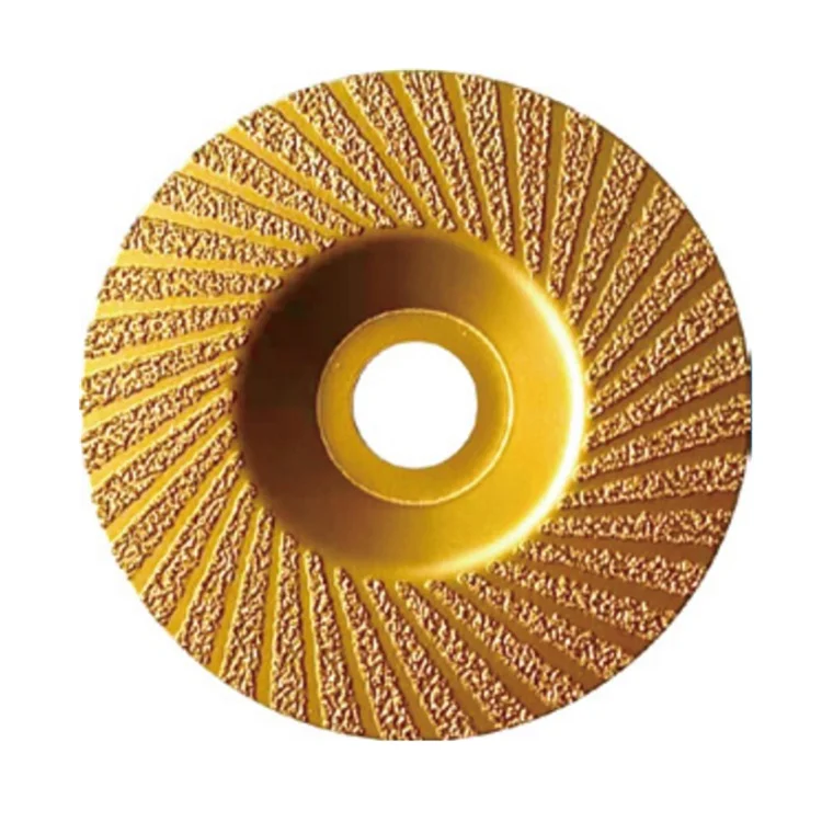 Tacar Vacuum Brazed Diamond Spiral Grinding Machine Bowl Cup Disc for Marble Granite Quartz Stone