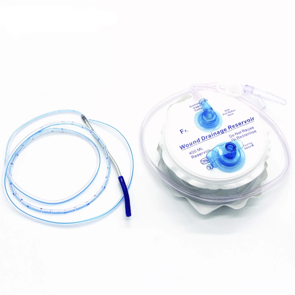 Chest Drainage Medical Consumables Wound Suction Drainage System Disposable Spring CE Central Venous Catheter Price OEM EOS