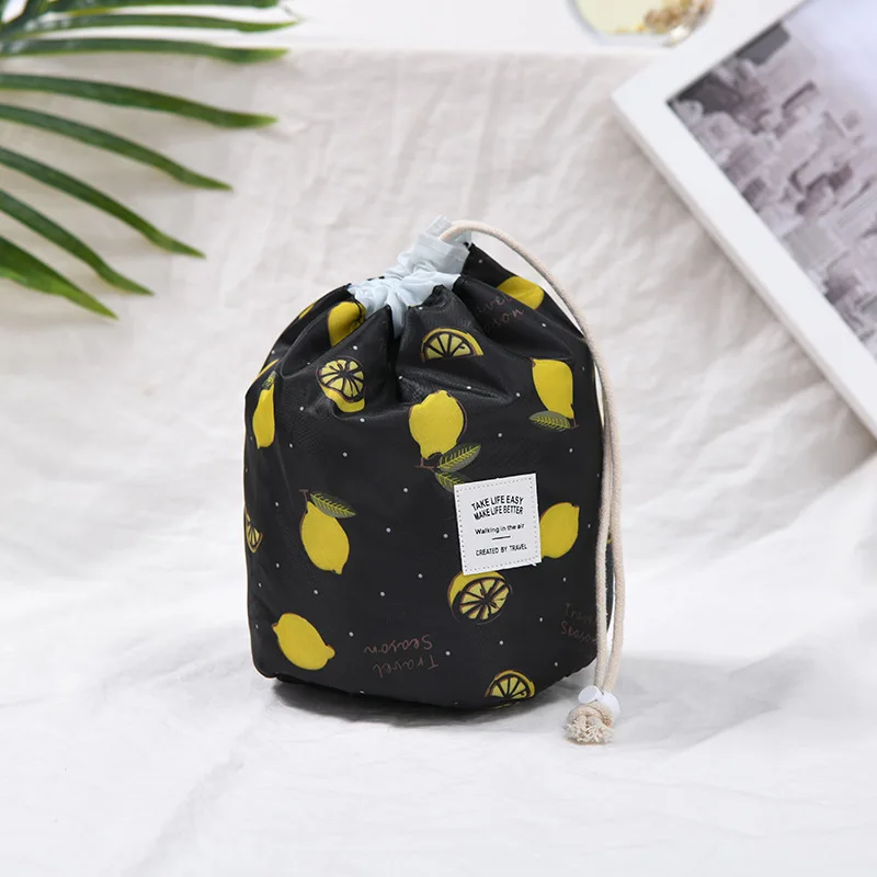 Lazy Initial Personalized Sublimation Children Teacher Cosmetic Nurse Polyester Drawstring Cosmetic Bags Or Pouches