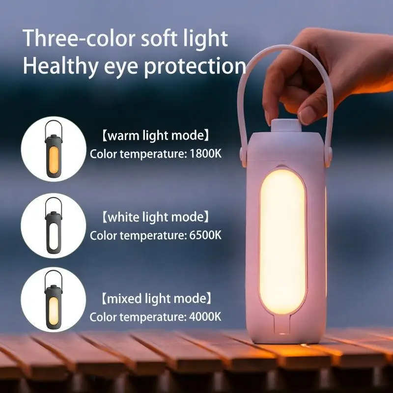 CYKE 10000mah Wireless Folding Desktop Night Light Camping Light Portable Rechargeable  Outdoor Camping Strip Light DQ311