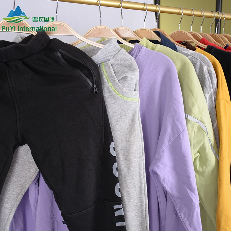Ropa de hombre подержанная одежда в тюках импортная Высококачественная Толстовка Спортивная одежда из США подержанная одежда Корея