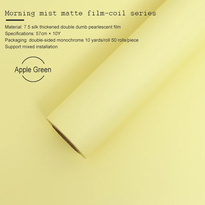 Best Selling Flower Wrap Bouquet Flower Wrapping Paper Plain Matte Color Floral Material Gift Wrap