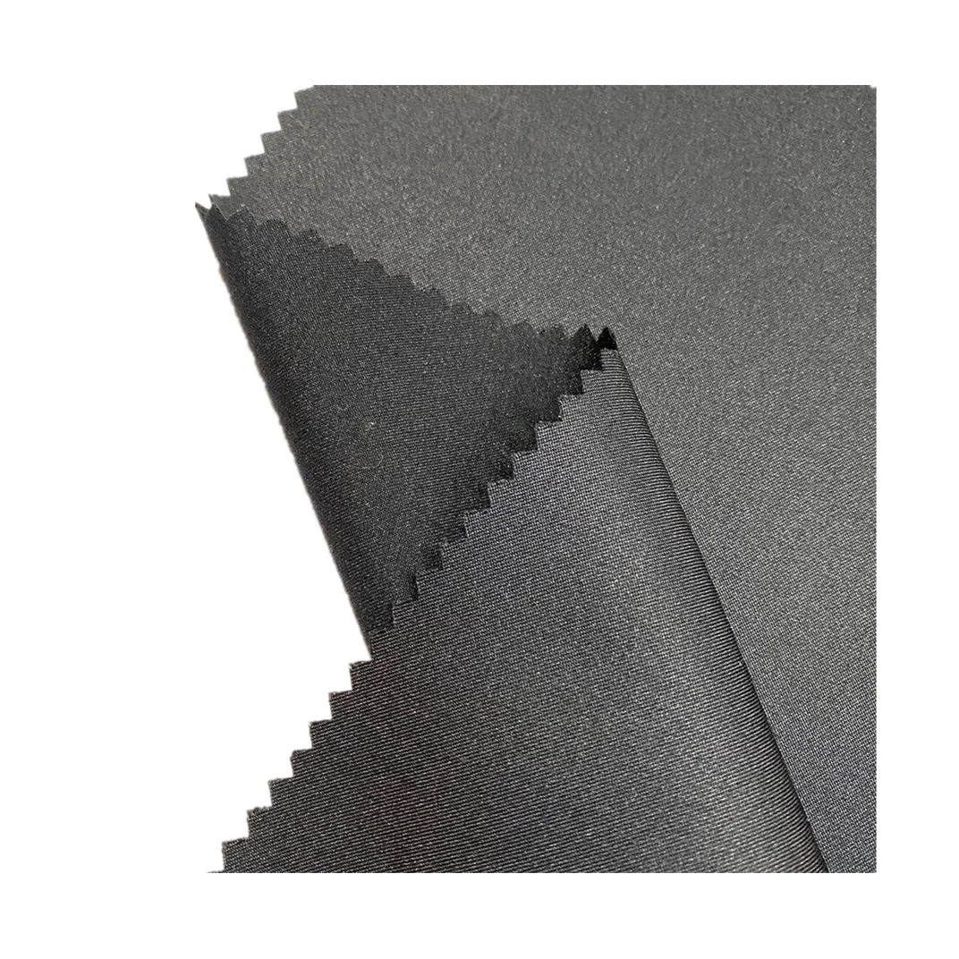 Eco friendly twill peach skin fabric/100 recycled polyester fabric for beach shorts