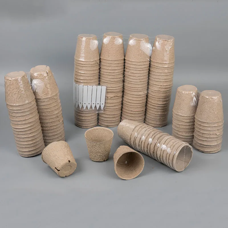 Eco Friendly Organic Garden Pack Biodegradable Seedling Starter Peat Seed Plant Pots