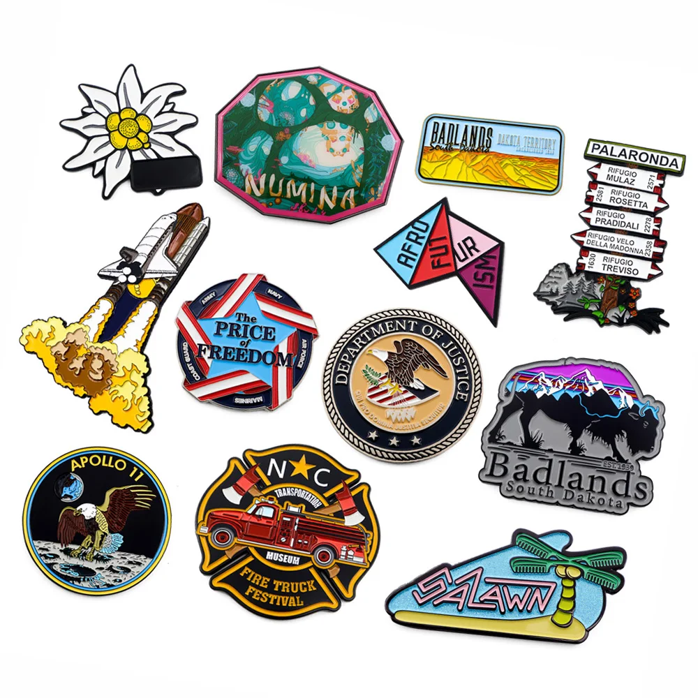 Custom Logo 3d Metal Tourist Souvenir City Custom Refrigerator Enamel Fridge Magnet