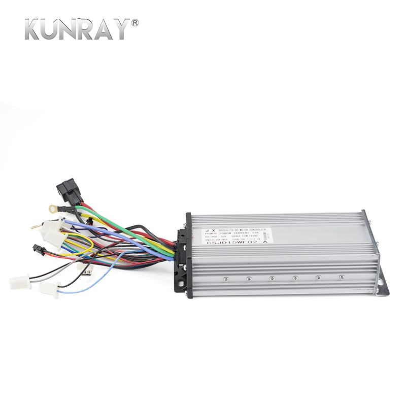 Kunray 48V 36V 1000W-1600W 12 Tube Brushless Controller Multifunction E-Bike Controller for Bicycle Ebike Scooter