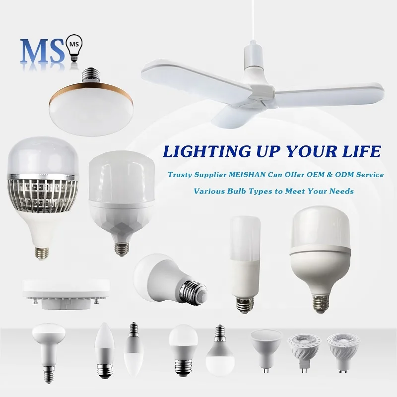 Factory Whole Sale E27 Aluminum 5w 7w 9w 12w 220v SMD3535 Chip Led A Shape Light Bulb For Living Room