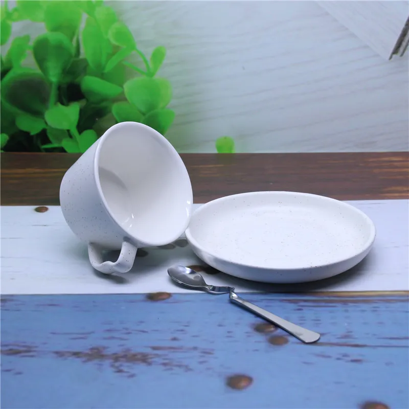 The best and cheapest ceramic coffee mugs with plate dish drink cup  home decoration