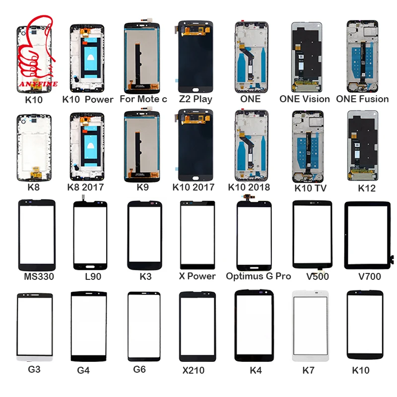 Оптовая продажа с фабрики lcds для мобильных телефонов различные брендовые модели дисплей