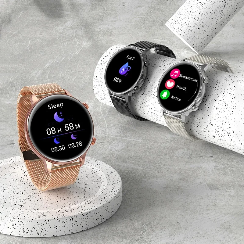 1.28 Inch Touch Screen Smartwatch S33 MTK2502 Chip BT Call Customized Dial Sport Fitness Tracker Music Player Smart Watch