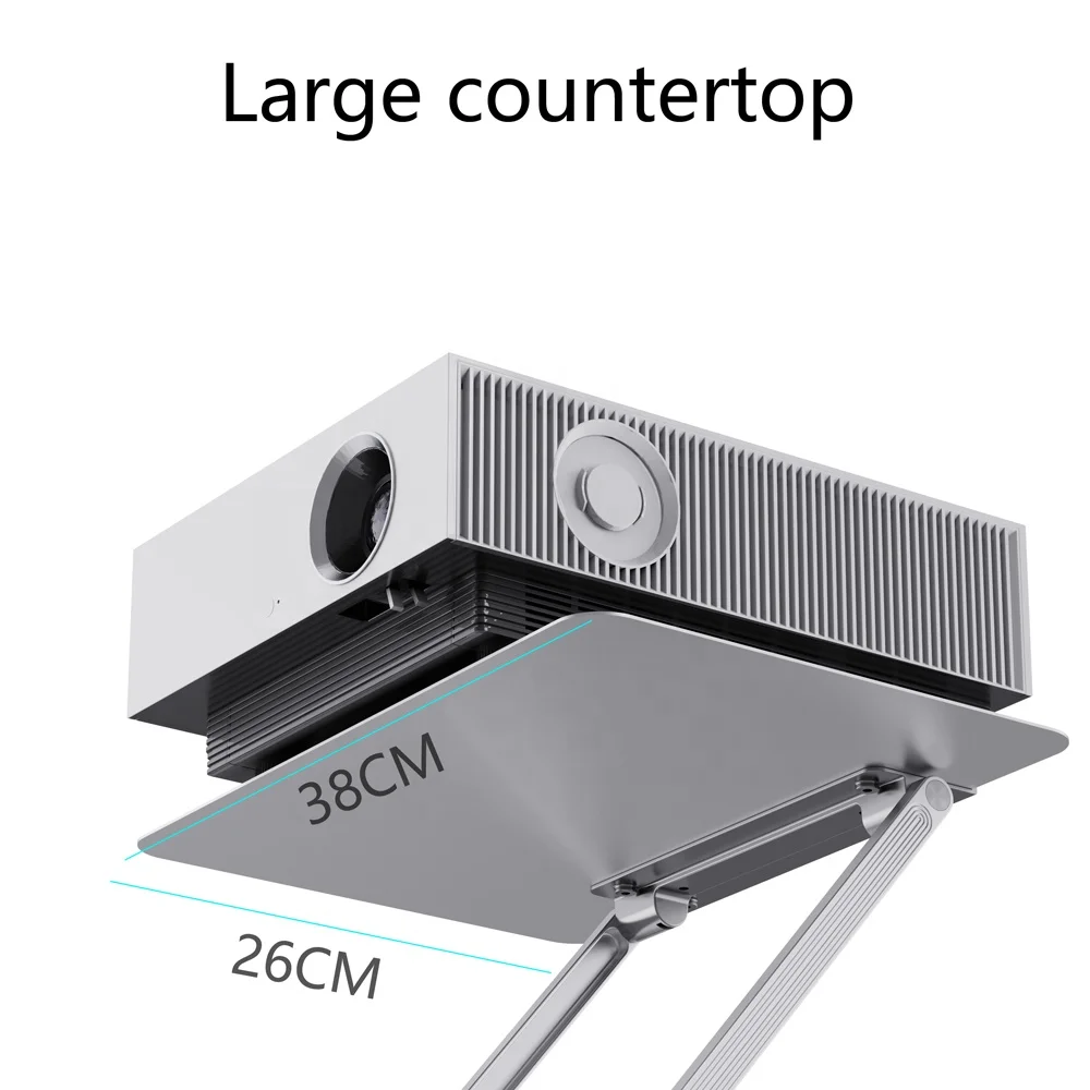 height adjustable Reading Hands foldable laptop stand aluminum Projector bracket