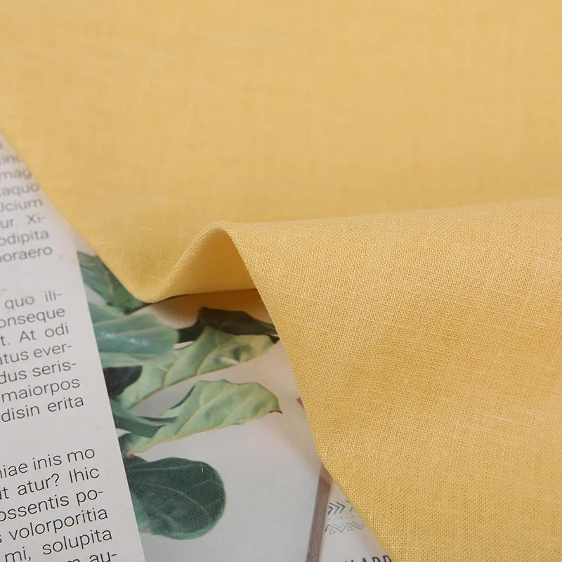 Professional Manufacturer Wholesale Plaid Check Gauze Rayon Linen Rayon Hemp Viscose Blended Fabric for Shirt Dress Skirt