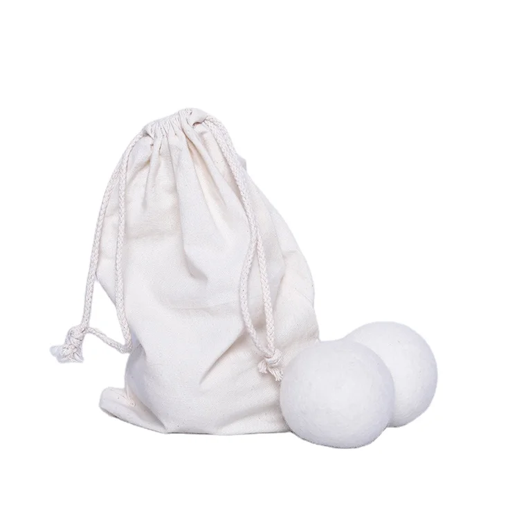6 Pc XL All-Natural Chemical-Free Organic Wool Dryer Balls Reusable Fabric Softener All Cleaning Applications Free Logo Design