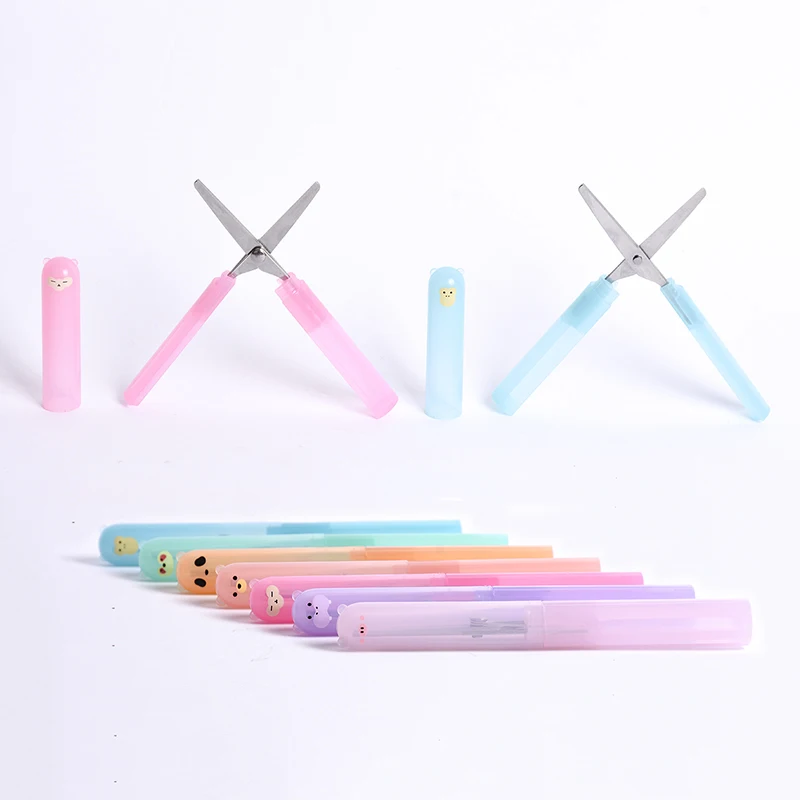 
kids cartoon custom plastic round edge craft scissors school scissors for kids 