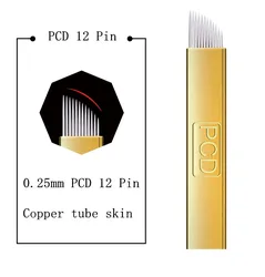 Chinese manufacturers sell PCD 12 14 19 tattoo needles for permanent makeup and eyebrow tattoo mini tattoo needles