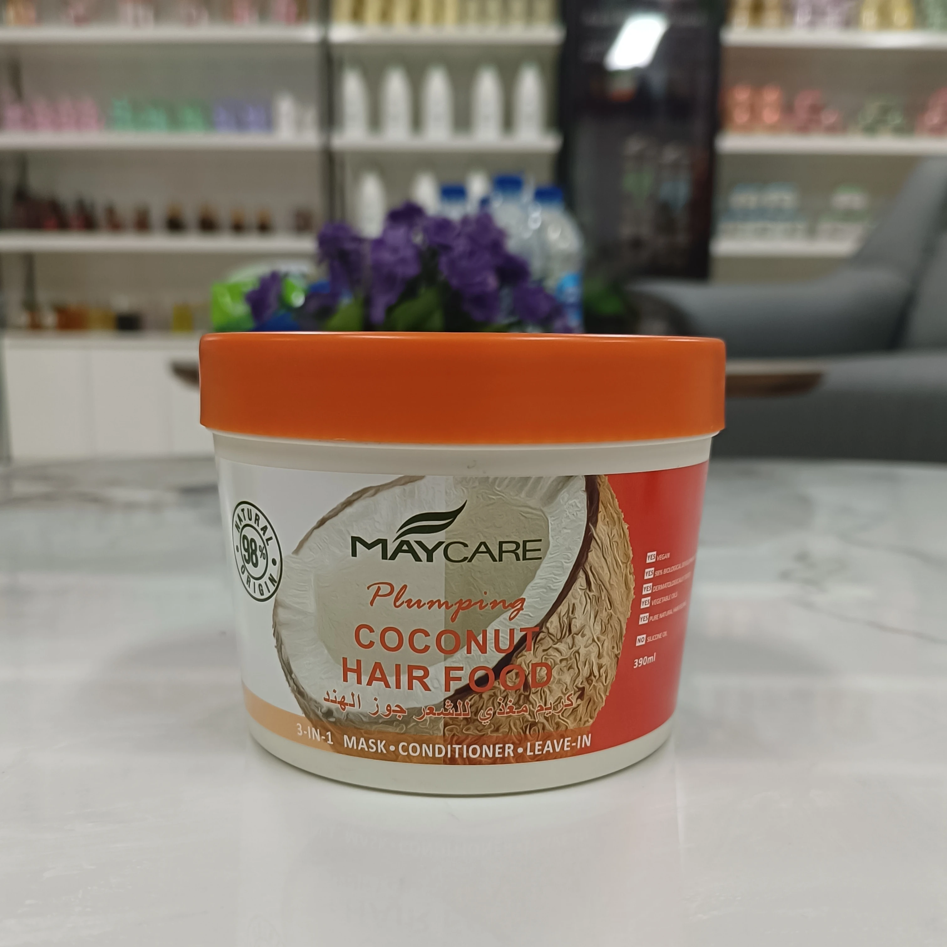 New Arriving Smooth Hair Protein Treatment Products Spa Cream Avocado Coconut Argan Oil Hair Hot Oil Mask