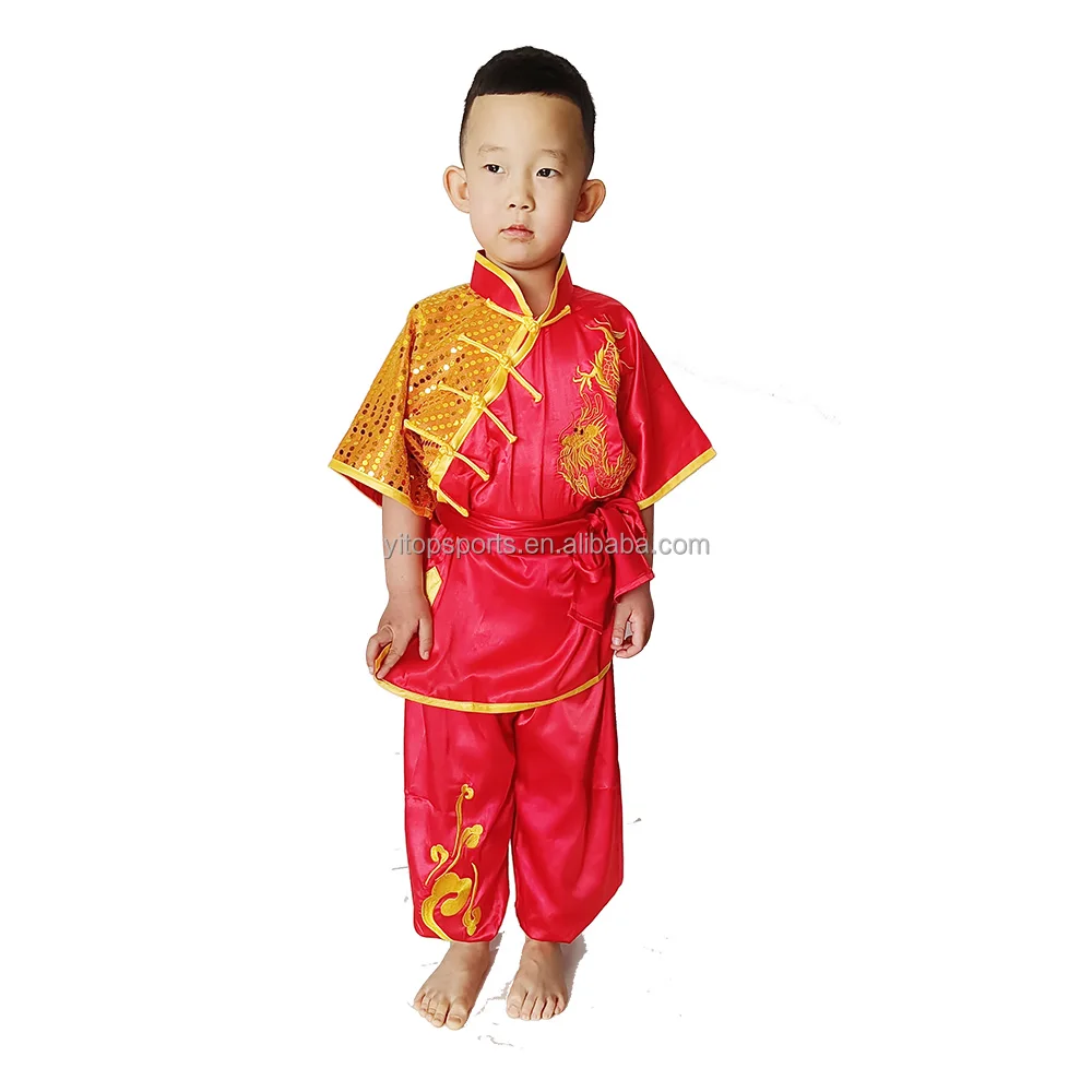 Chinese traditional professional martial arts clothing for children performance