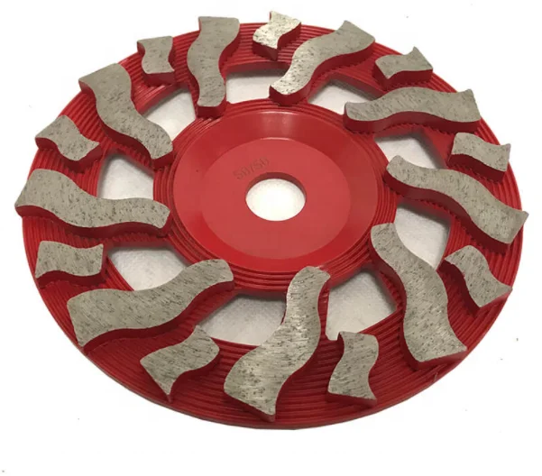 Diamond Grinding Cup Wheel with Triangle Shaped Segments Used for Angle Grinder