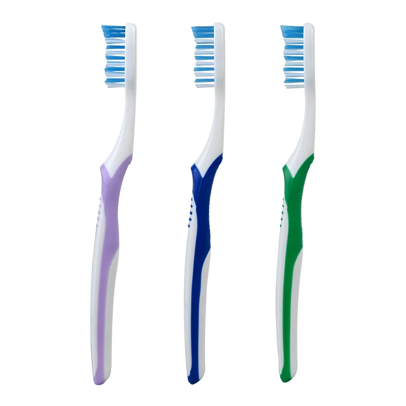 soft adult toothbrush with high density bristles cleaning with nylon dupont bristles high quality tooth brush factory customized