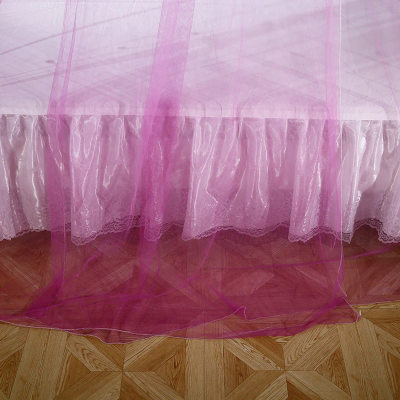 New upgrade factory 360 degree efficient color fashion foldable designer mosquito net double bed