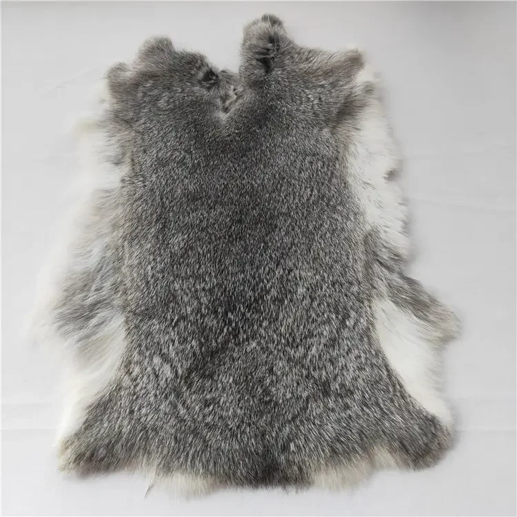 Real Rabbit skin 100% authentic Rabbit Fur skin for sale can be used for home spinning rabbit skin