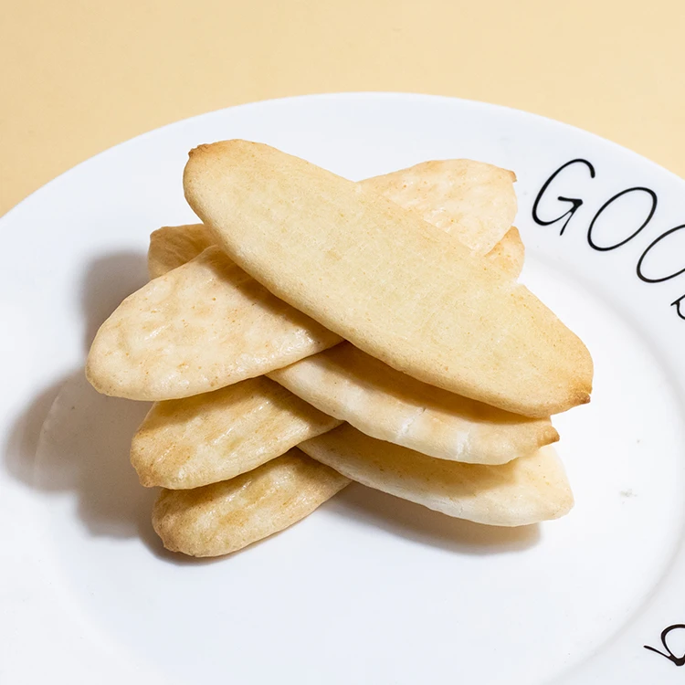 Rice Rusk Teething Biscuit Chinese Individual Packing Grain Products Manufactures Baby Rice Crackers