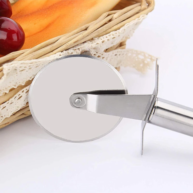 Best Seller 2022 High Quality Stainless Steel Single Wheel Pizza Knife Baking Tool Pizza Cutter