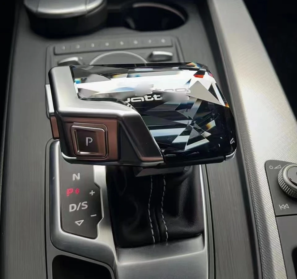 Luxury Crystal Gear Shift LED Light up Crystal Gear Shift Knob Head Sale for BMW 3 4 M series sale for Audi a3 a4 rs3 q5 q8 tt