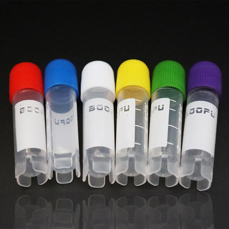 Transparent sample Small bottle container Gradm tube IVF Plastic Frozen Tube