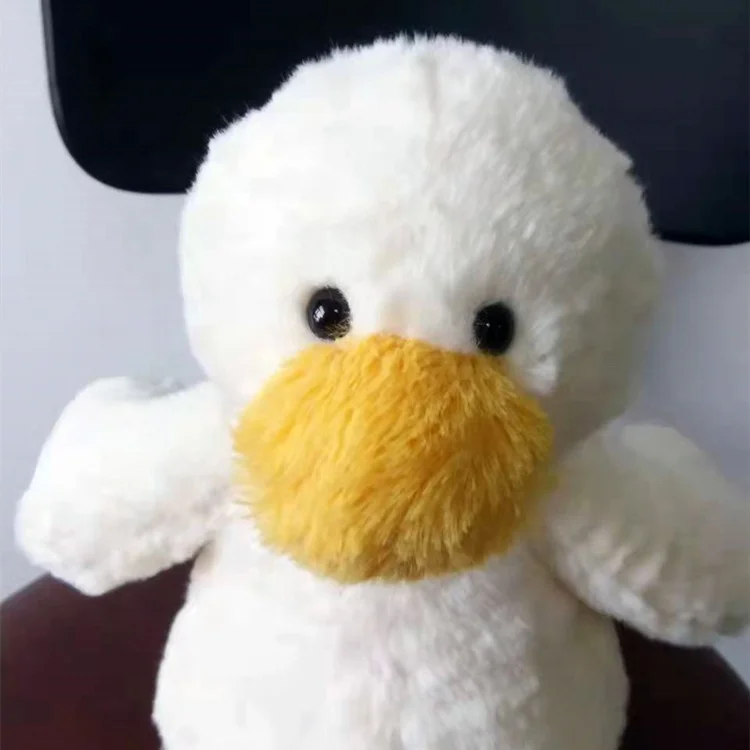 30cm Cute baby kids gifts farm yard plush duck lifelike stuffed animal small yellow soft toy duck doll