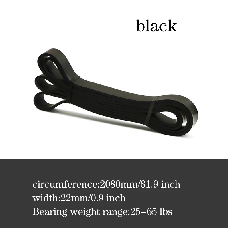 Home Gym Fitness Training Resistance Bands Elastic Natural Latex & TPE Plastic Material for Yoga & Exercise