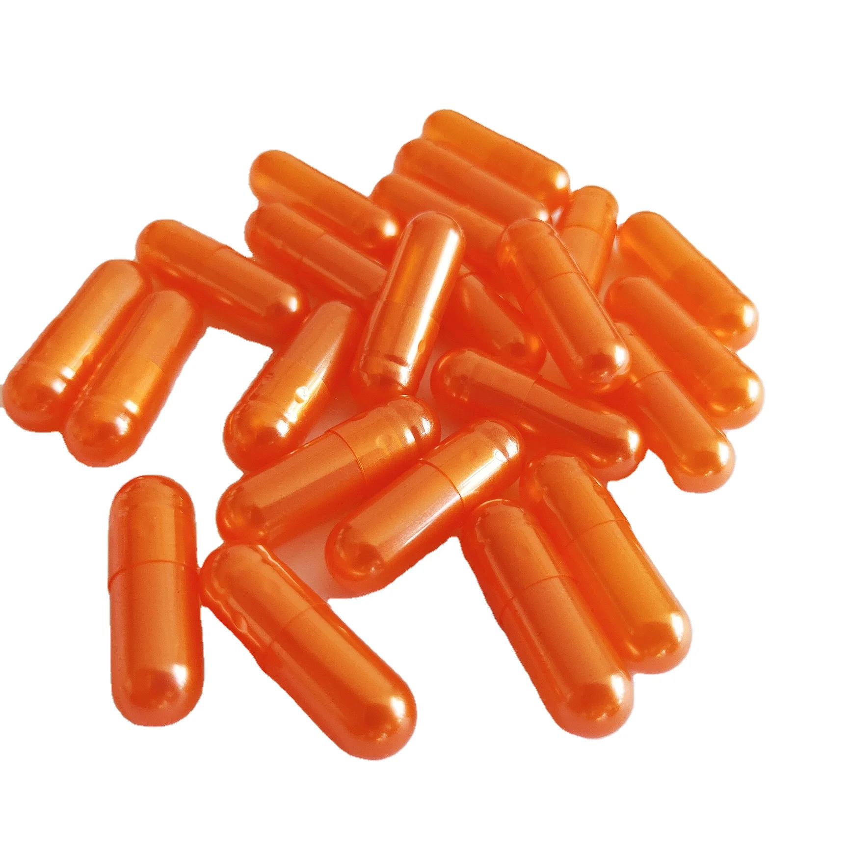 00#0#1#2#3# empty bovine bone halal gel halal hard gelatin pearl orange capsule