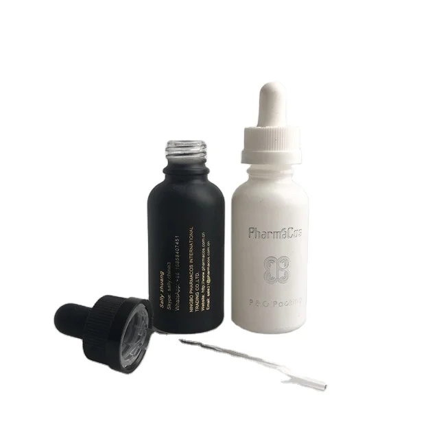 Бутылки с эфирным маслом с личным образцом стеклянной бутылки с пипеткой