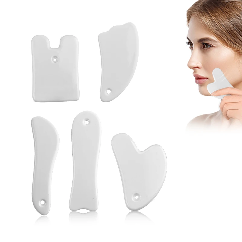 face massager ceramic gua sha massage board ceramic gua sha massager guasha tools for face