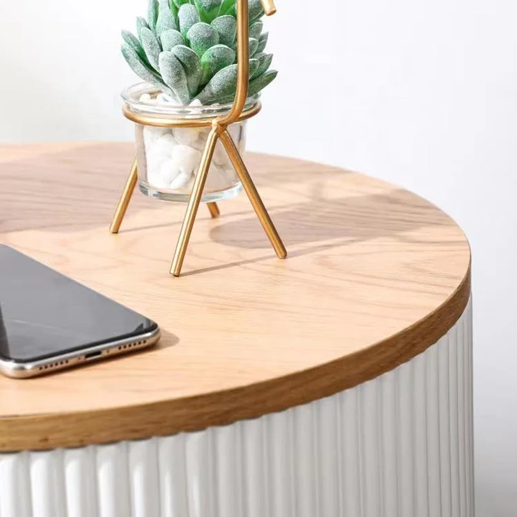 Special Italian Design Minimalist Nordic Style Bedroom Night Stand White Wood MDF Bed side Nightstand with Drawers