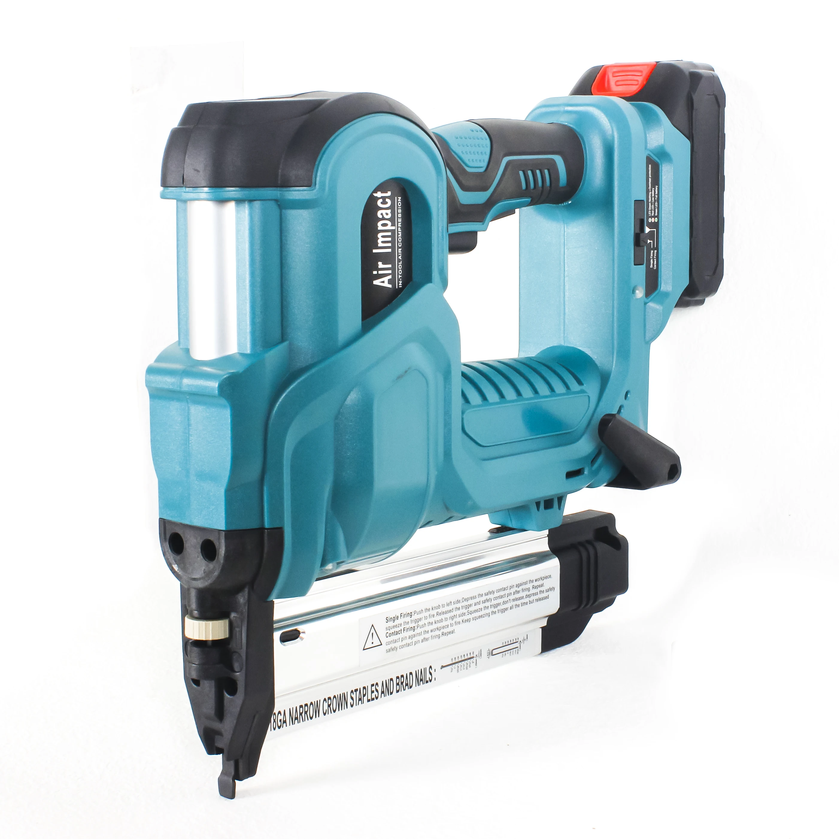 Electric 15-25mm 20v Framing Brad Nailer Cordless Nailer Gun battery powered finish nailer