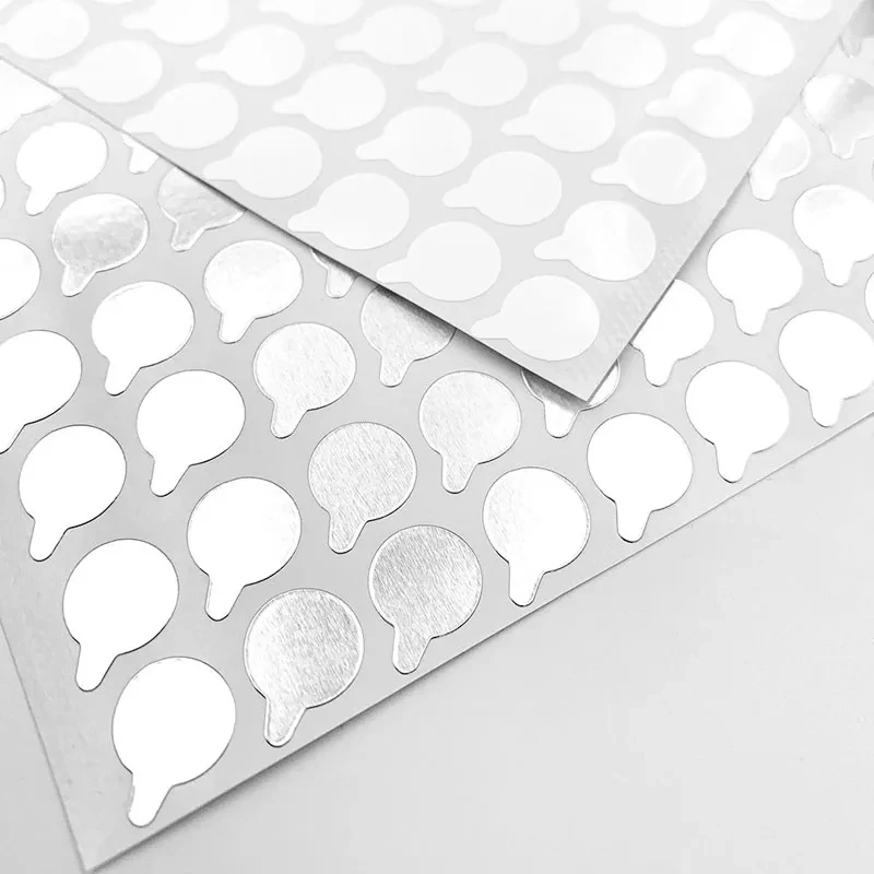 9 мм-38 мм самоклеящаяся алюминиевая фольга герметизирующая наклейка для пластиковых бутылок косметика мягкие трубки лосьон контейнеры