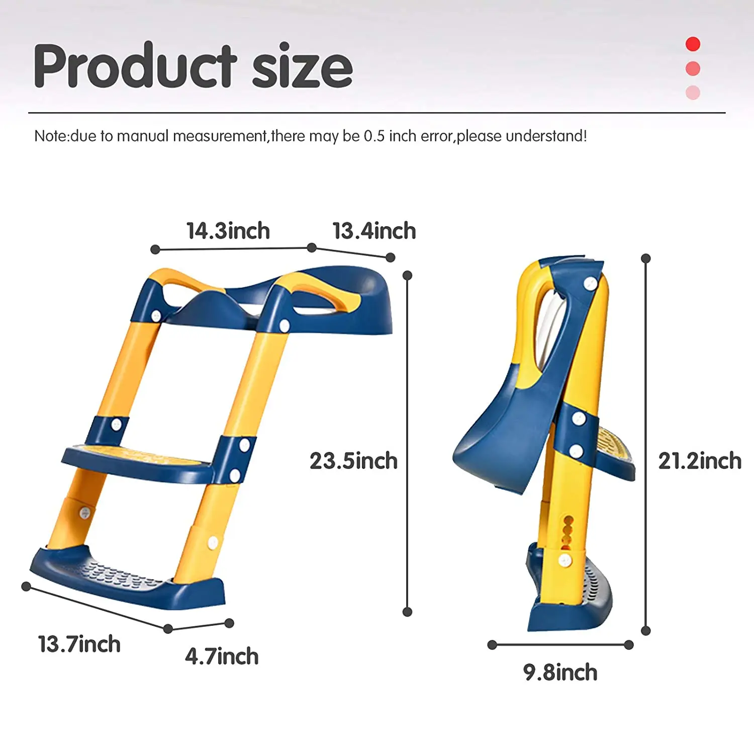 Wholesale Height Adjustable folding bathroom kids toilet step stool