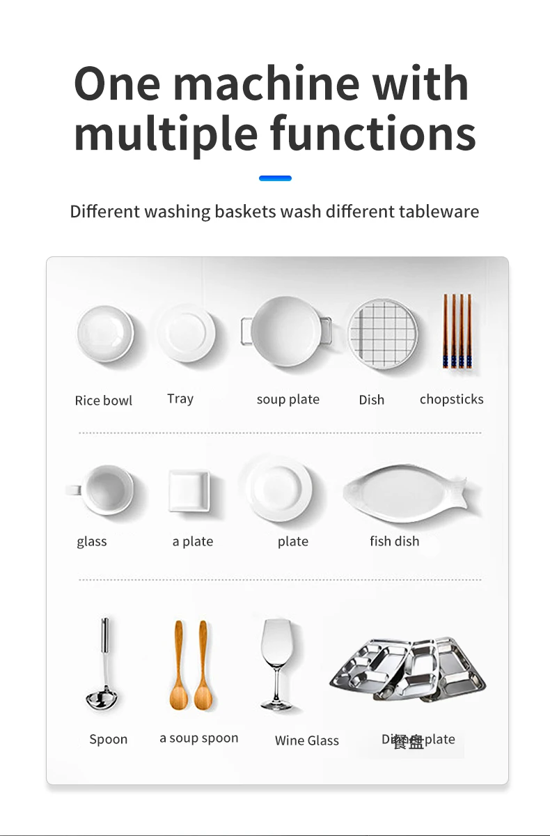 Commercial Cupwasher Industrial Glass Washer Undercounter Dishwasher for restaurant