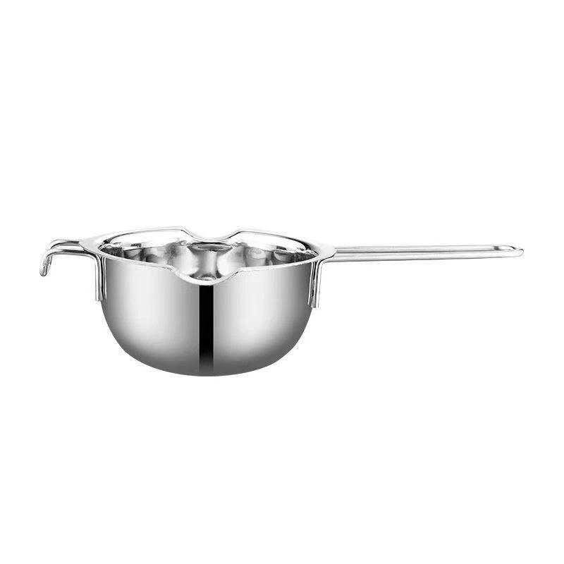 Double Boiler Melting Pot For Candy/Candle/Wax/Chocolate/Butter Stainless Steel Serving Spoon Melting Bowl with Long Handle