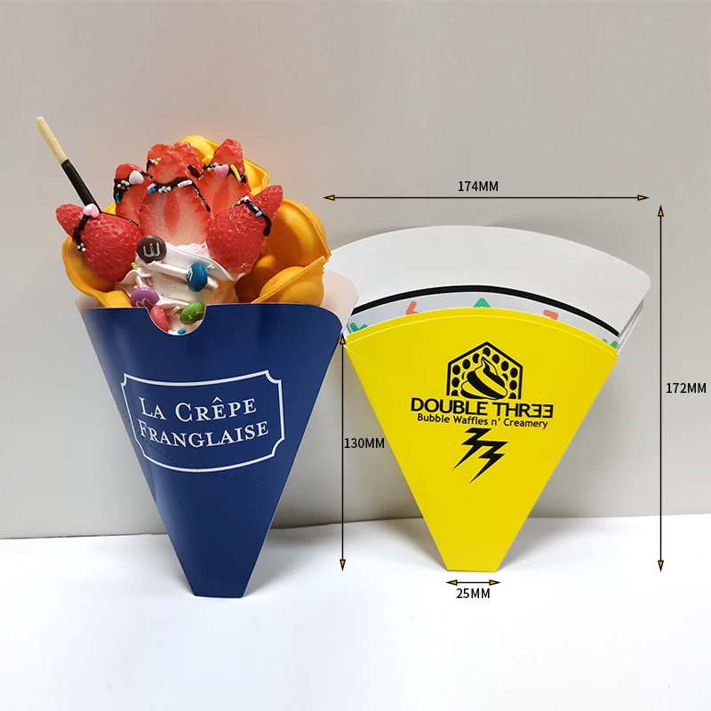 Китайское производство, оптовая продажа, упаковка для пищевых продуктов, бумажные коробки, вафельная палочка под заказ