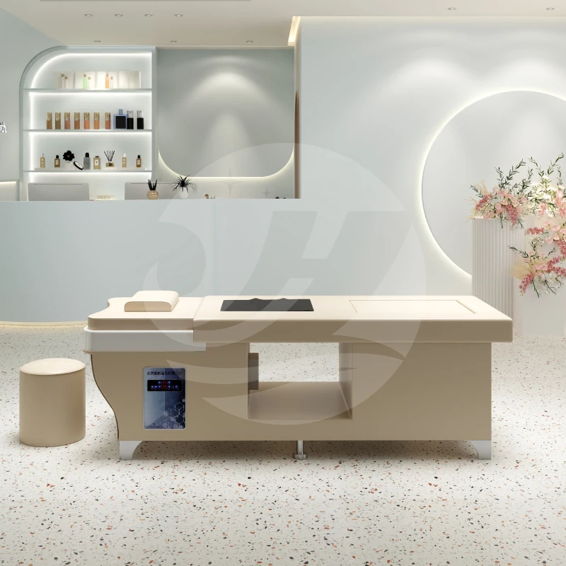 Beauty hair salon furniture water therapy thai massage shampoo pedicure bed spa wash head shower bed electric